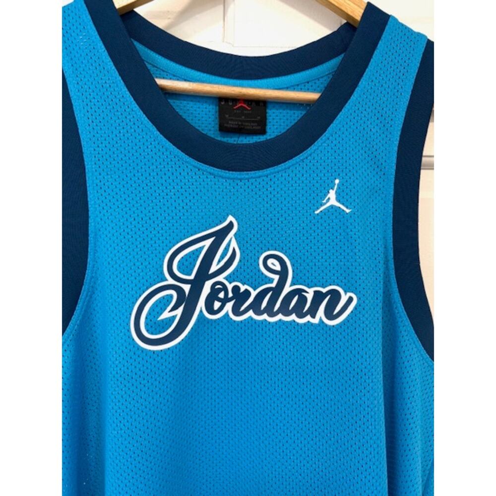 Air Jordan‎ Basketball Jersey Womens Sz M Blue Tank Top #23 Mesh Athleisure NWT - Picture 3 of 12
